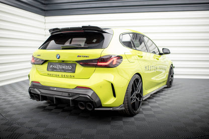 Maxton Carbon Fiber Heck Ansatz Flaps Diffusor für BMW 1er F40 M-Paket/ M135i