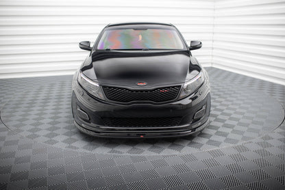 Maxton Front Ansatz für Kia Optima Mk3 schwarz Hochglanz