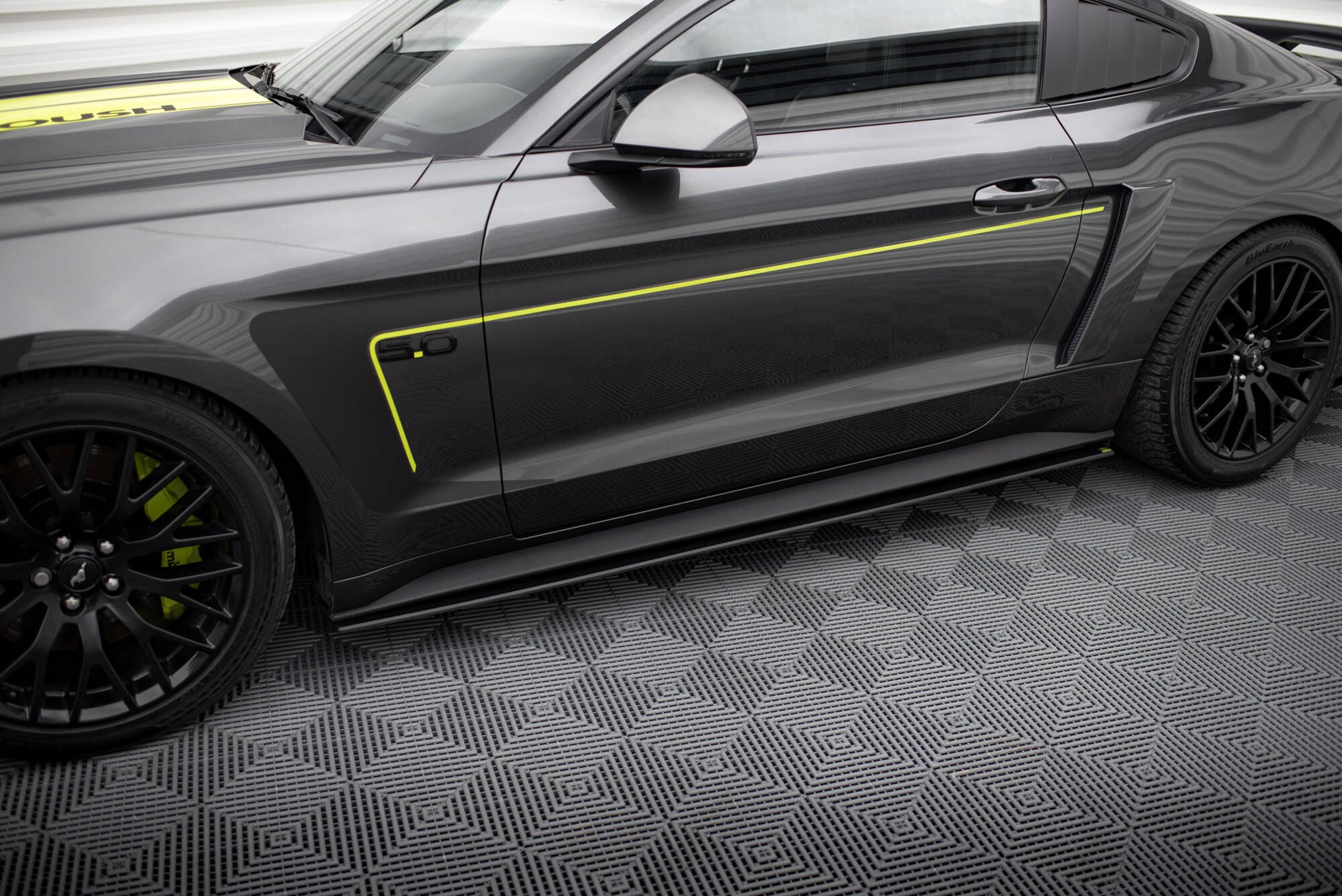 Maxton Street Pro Seitenschweller Ansatz für Ford Mustang GT Mk6