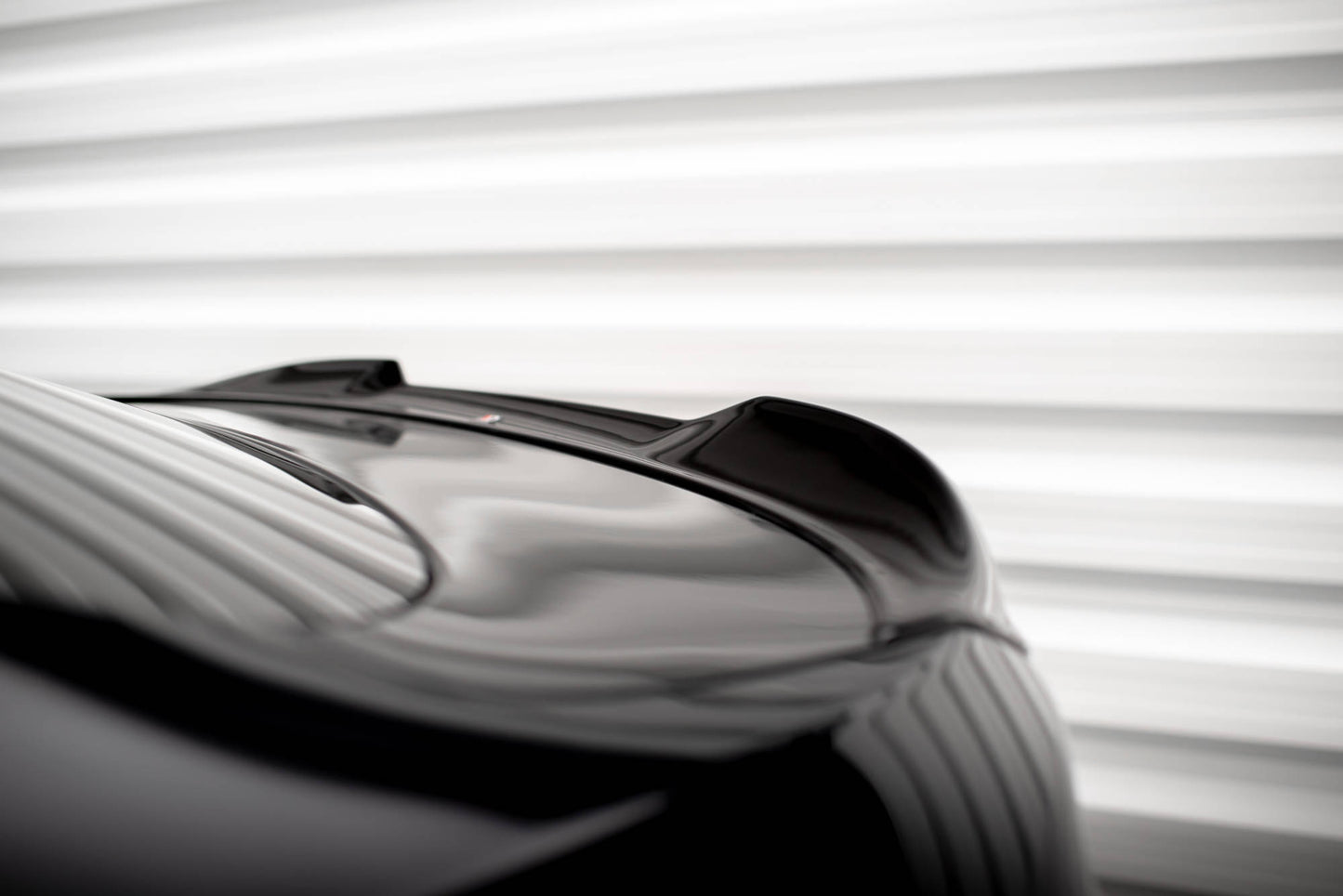 Maxton Spoiler CAP für 3D BMW 4er Gran Coupe Standard / M-Paket F36 schwarz Hochglanz