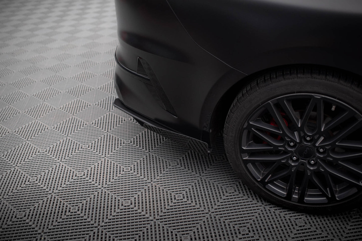 Maxton Street Pro Heck Ansatz Flaps Diffusor +Flaps für Kia Proceed GT Mk1 Facelift schwarz Hochglanz