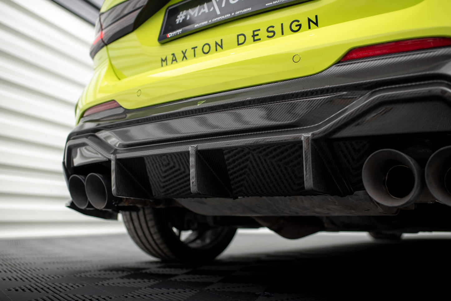 Maxton Carbon Fiber Diffusor Heck Ansatz V.1 für BMW 1er F40 M-Paket/ M135i