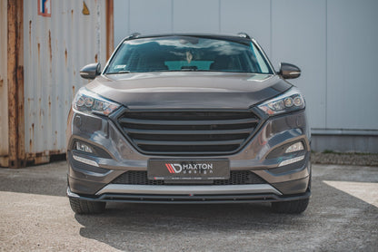 Maxton Front Ansatz für Hyundai Tucson Mk3 schwarz matt