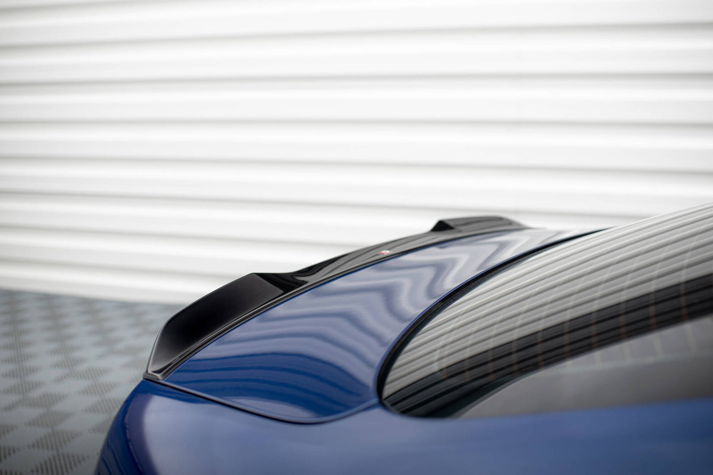 Maxton Spoiler CAP für 3D Audi A5 Coupe 8T schwarz Hochglanz
