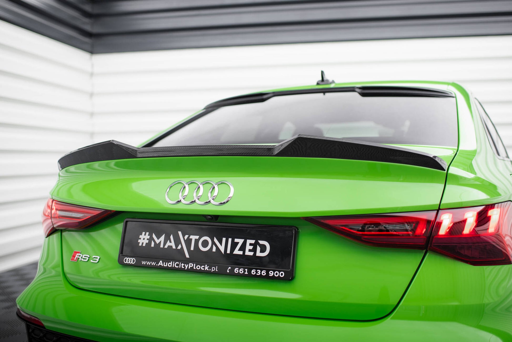 Maxton Carbon Fiber Heckklappenspoiler Audi RS3 Limousine 8Y