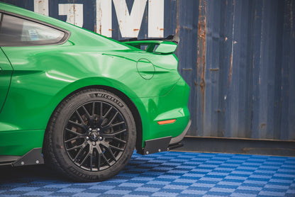 Maxton Heck Ansatz Flaps Diffusor V.1 +Flaps für Ford Mustang GT Mk6 Facelift