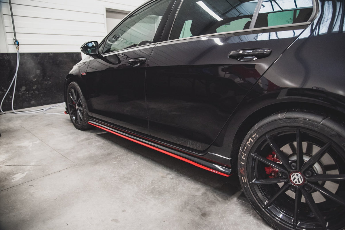 Maxton Seitenschweller Ansatz für VW Golf 7 GTI TCR