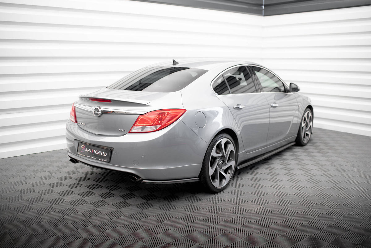 Maxton Heck Ansatz Flaps Diffusor für Opel Insignia OPC-Line Mk1 schwarz Hochglanz