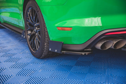 Maxton Heck Ansatz Flaps Diffusor V.1 +Flaps für Ford Mustang GT Mk6 Facelift