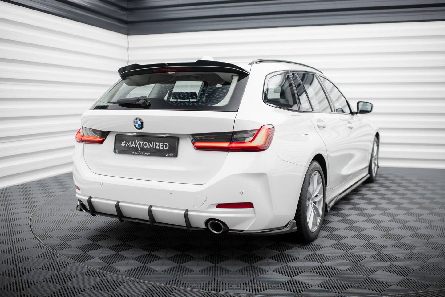 Maxton Street Pro Heckschürze für BMW 3er Limousine / Touring G20 / G21 Facelift
