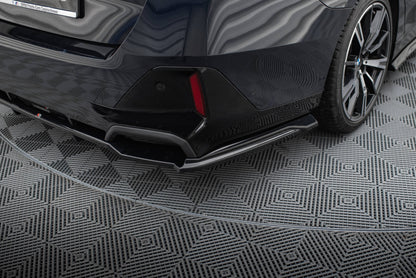 Maxton Mittlerer Diffusor Heck Ansatz DTM Look für V.2 BMW 5er M-Paket G60 schwarz Hochglanz