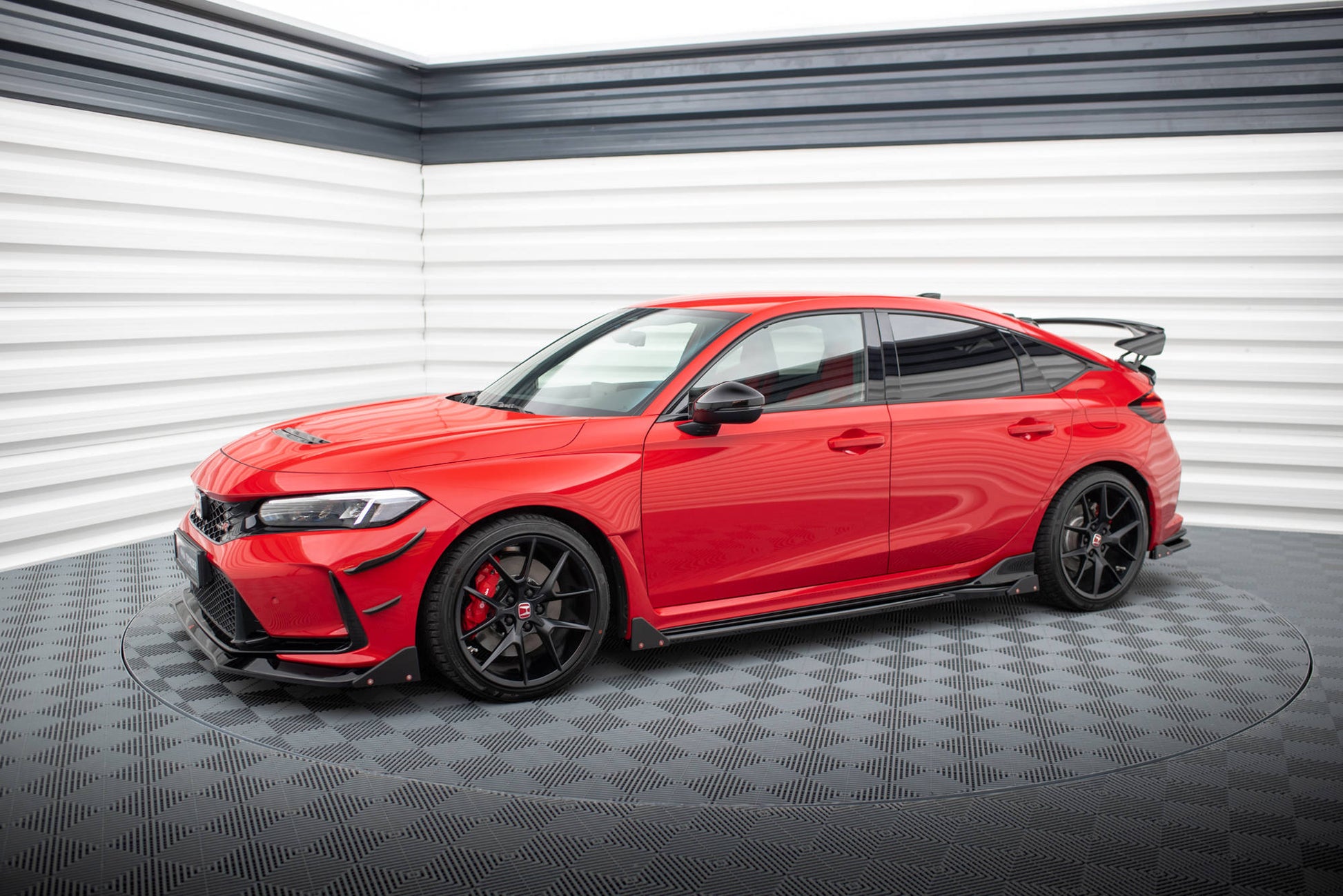 Maxton Seitenschweller Ansatz für V.1 für + Flaps Honda Civic Type-R Mk 11