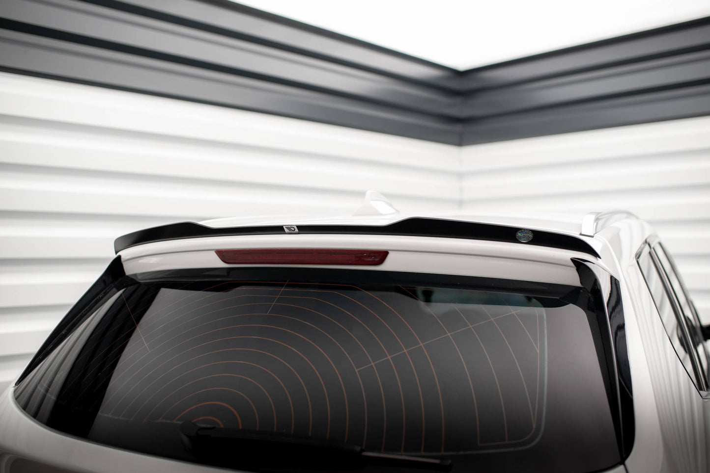 Maxton Spoiler CAP für BMW X3 M-Paket F25 schwarz Hochglanz