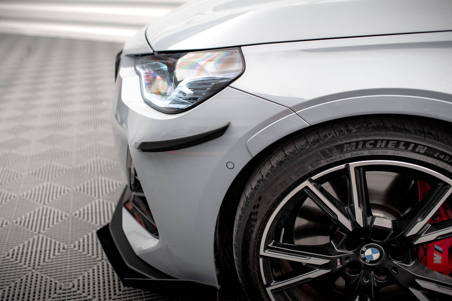 Maxton Stoßstangenflügel vorne (Canards) BMW 2 Coupe M-Paket / M240i G42
