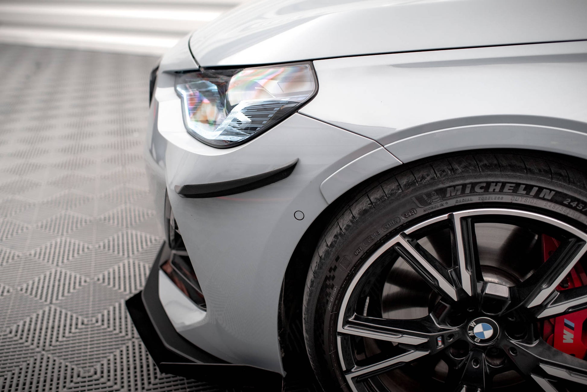 Maxton Stoßstangenflügel vorne (Canards) BMW 2 Coupe M-Paket / M240i G42