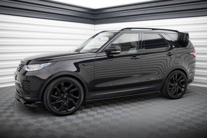Maxton Seitenschweller Ansatz für Land Rover Discovery HSE Mk5 schwarz Hochglanz