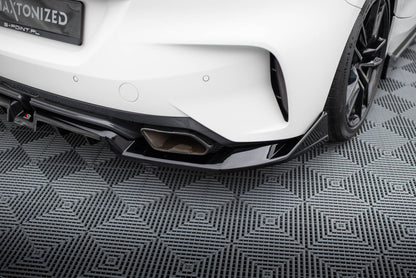 Maxton Mittlerer Diffusor Heck Ansatz DTM Look für BMW Z4 M40i G29 schwarz Hochglanz