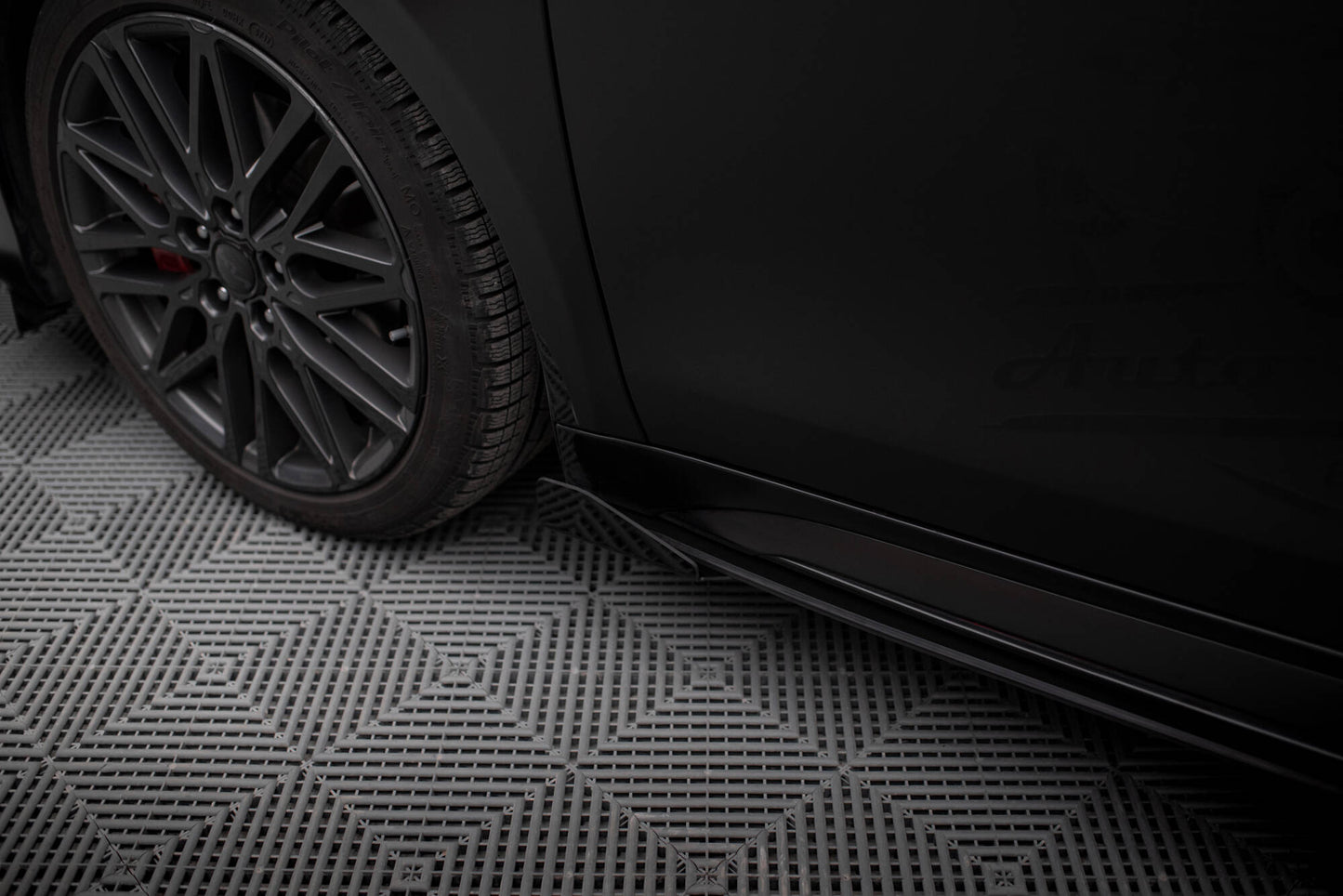 Maxton Street Pro Seitenschweller Ansatz für + Flaps Kia Proceed GT Mk1 Facelift / Ceed GT Mk3 Facelift  schwarz Hochglanz