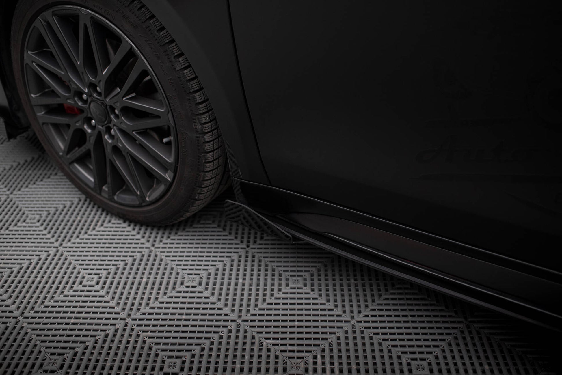 Maxton Street Pro Seitenschweller Ansatz für + Flaps Kia Proceed GT Mk1 Facelift / Ceed GT Mk3 Facelift  schwarz Hochglanz