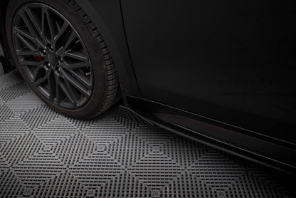 Maxton Street Pro Seitenschweller Ansatz für + Flaps Kia Proceed GT Mk1 Facelift / Ceed GT Mk3 Facelift  schwarz Hochglanz