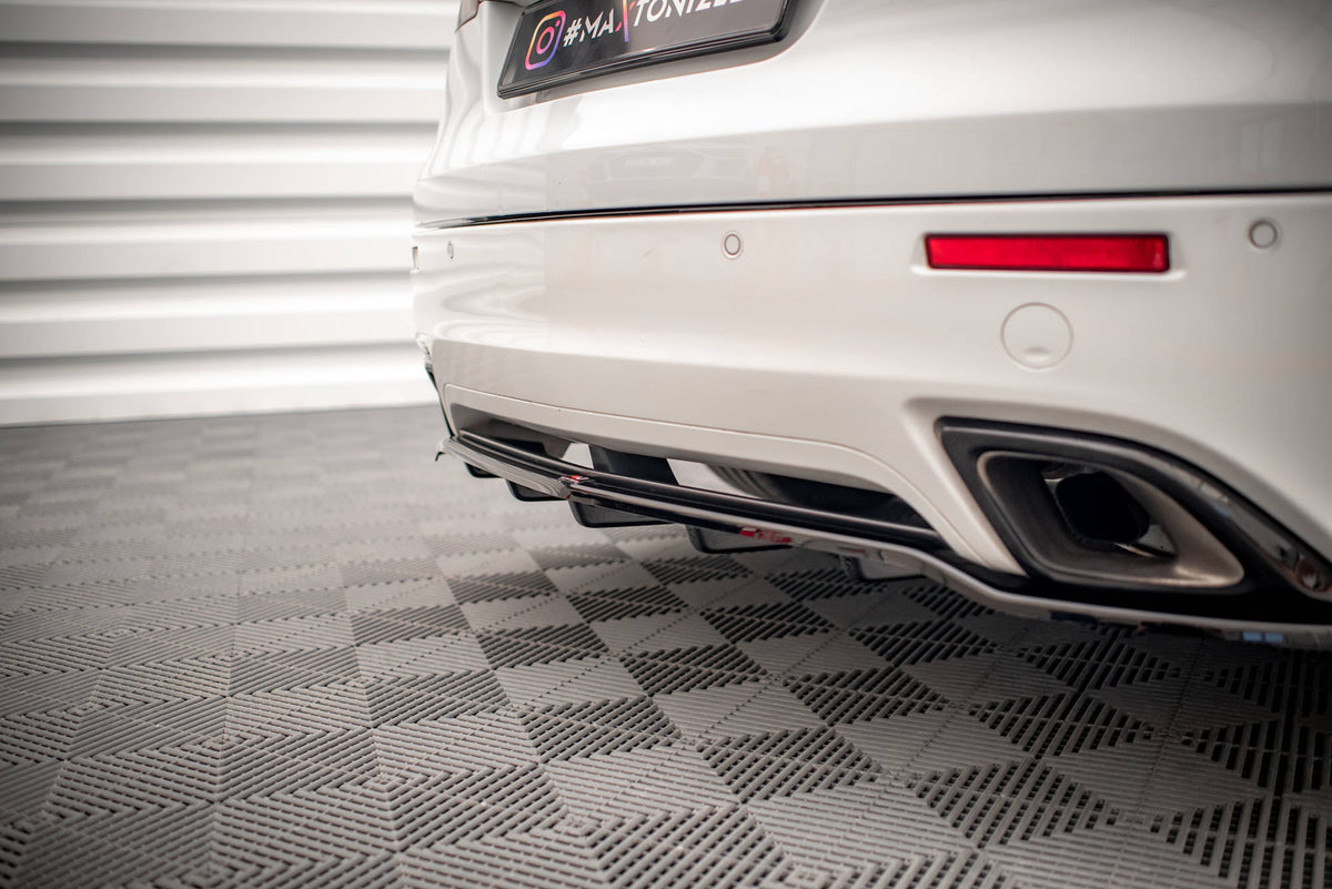 Maxton Mittlerer Diffusor Heck Ansatz DTM Look für Opel Insignia OPC Mk1 schwarz Hochglanz