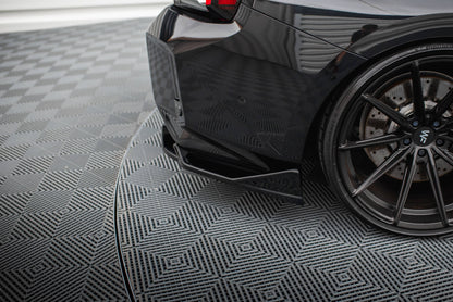 Maxton Heck Ansatz Flaps Diffusor V.6 für BMW M2 G87 schwarz Hochglanz