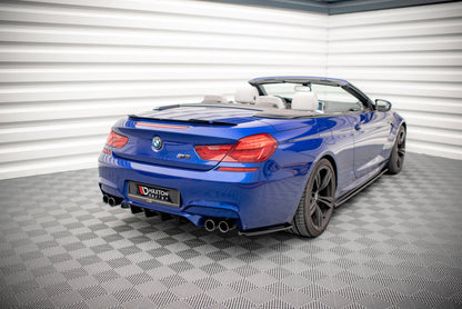Maxton Spoiler CAP für BMW M6 / 6 M-Paket Cabriolet F12 schwarz Hochglanz