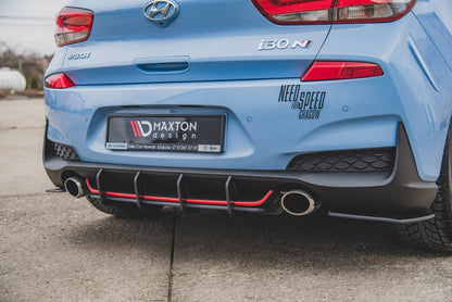 Maxton Robuste Racing Heckschürze V.1 für Hyundai I30 N Mk3 Hatchback