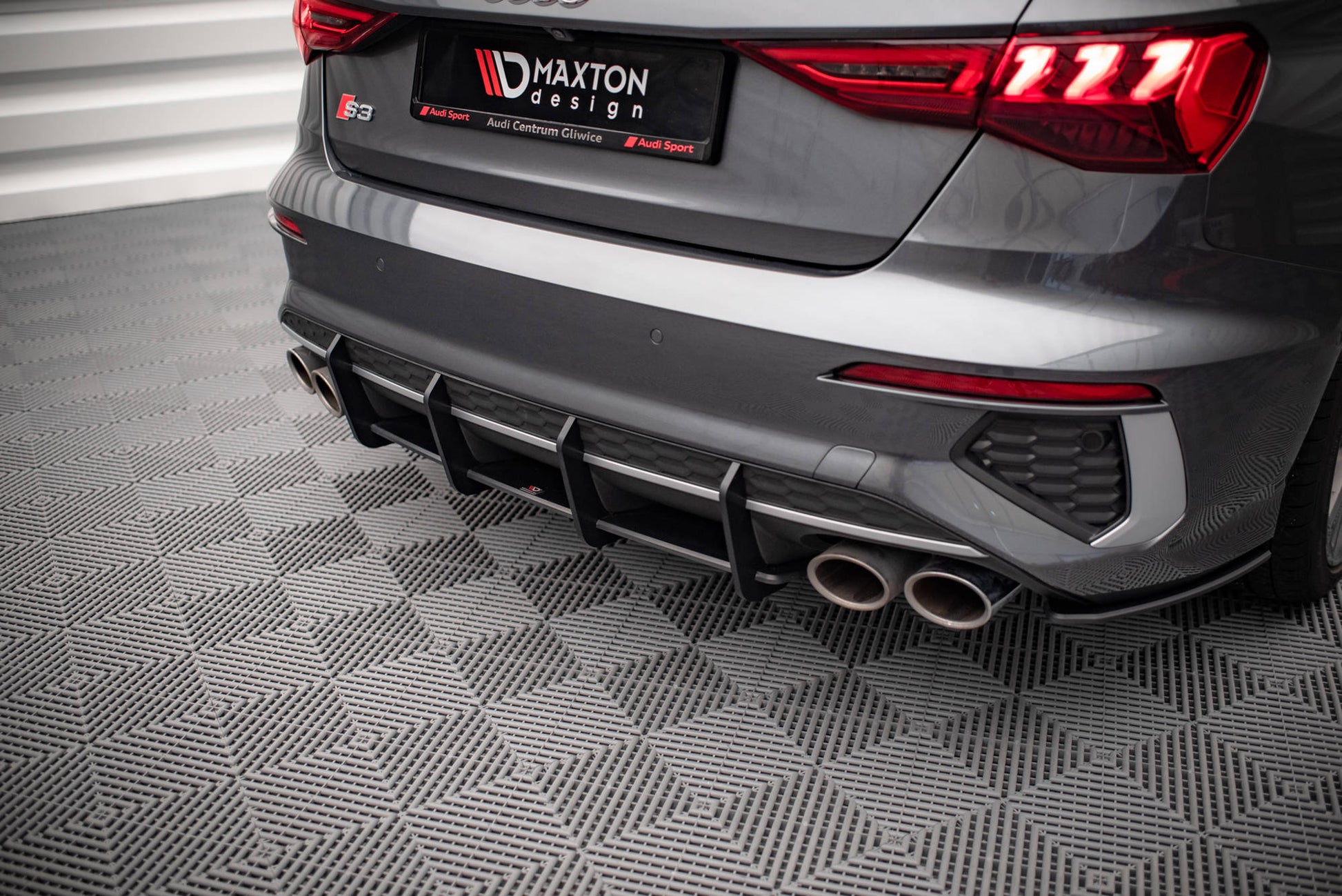 Maxton Street Pro Heckschürze für Audi S3 Limousine 8Y