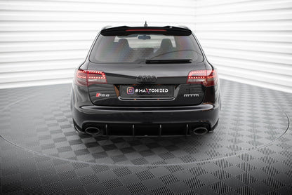 Maxton Street Pro Heck Ansatz Flaps Diffusor für Audi RS6 Avant C6