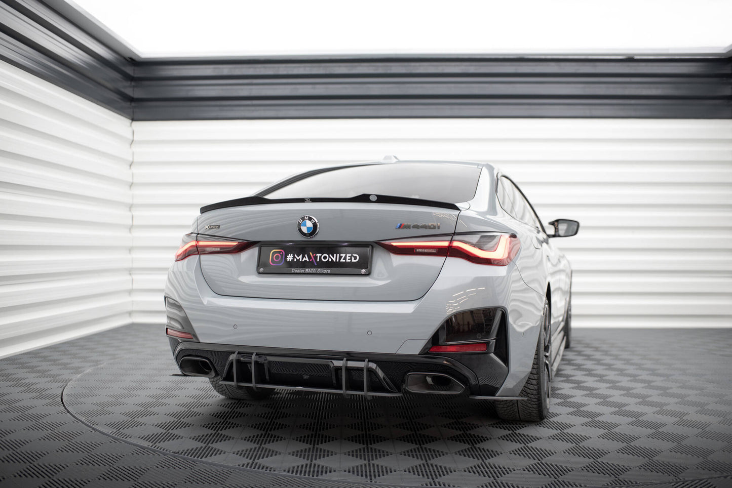 Maxton Street Pro Heck Ansatz Flaps Diffusor für BMW 4er Gran Coupe M440i G26