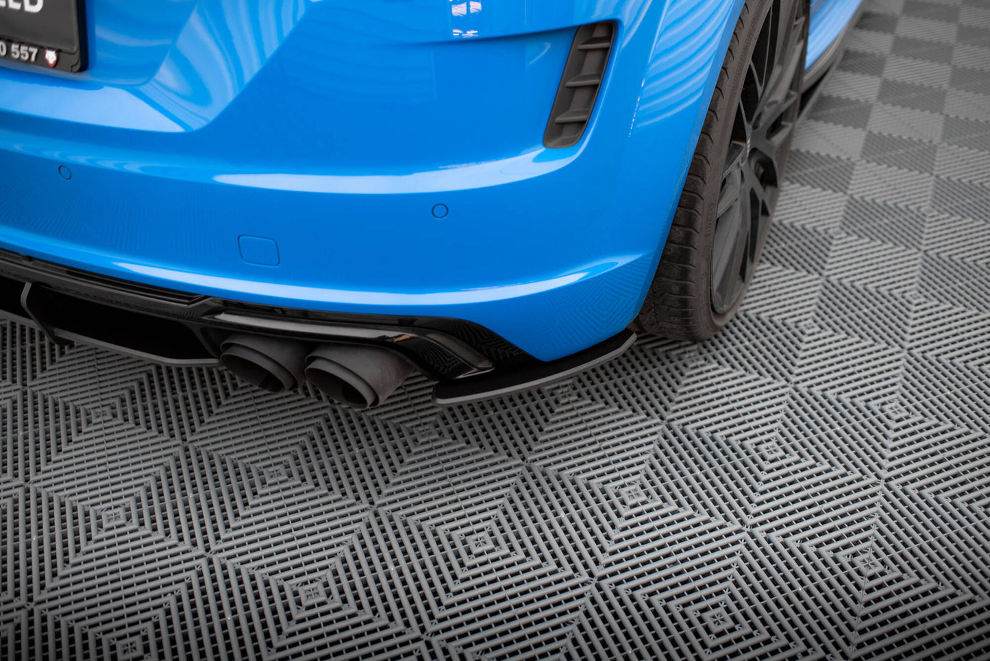 Maxton Street Pro Heck Ansatz Flaps Diffusor für Audi TT S 8S Facelift