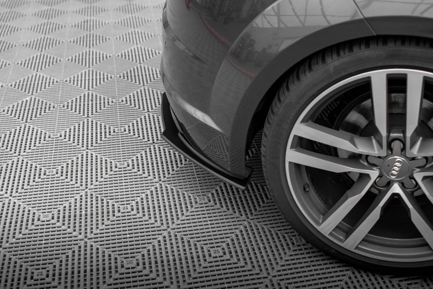 Maxton Street Pro Heck Ansatz Flaps Diffusor für Audi TT S-Line 8S