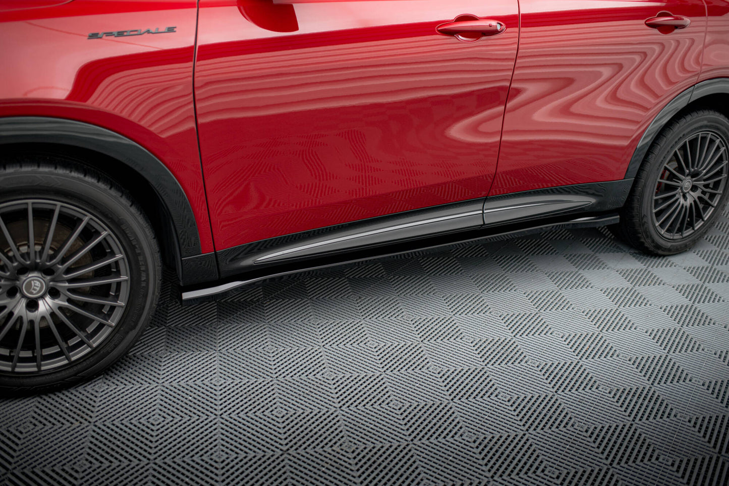 Maxton Seitenschweller Ansatz für Alfa Romeo Tonale Mk1 schwarz Hochglanz