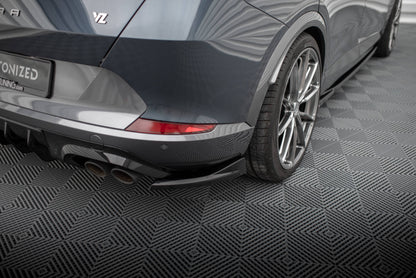 Maxton Heck Ansatz Flaps Diffusor V.3 für Cupra Formentor Mk1 schwarz Hochglanz