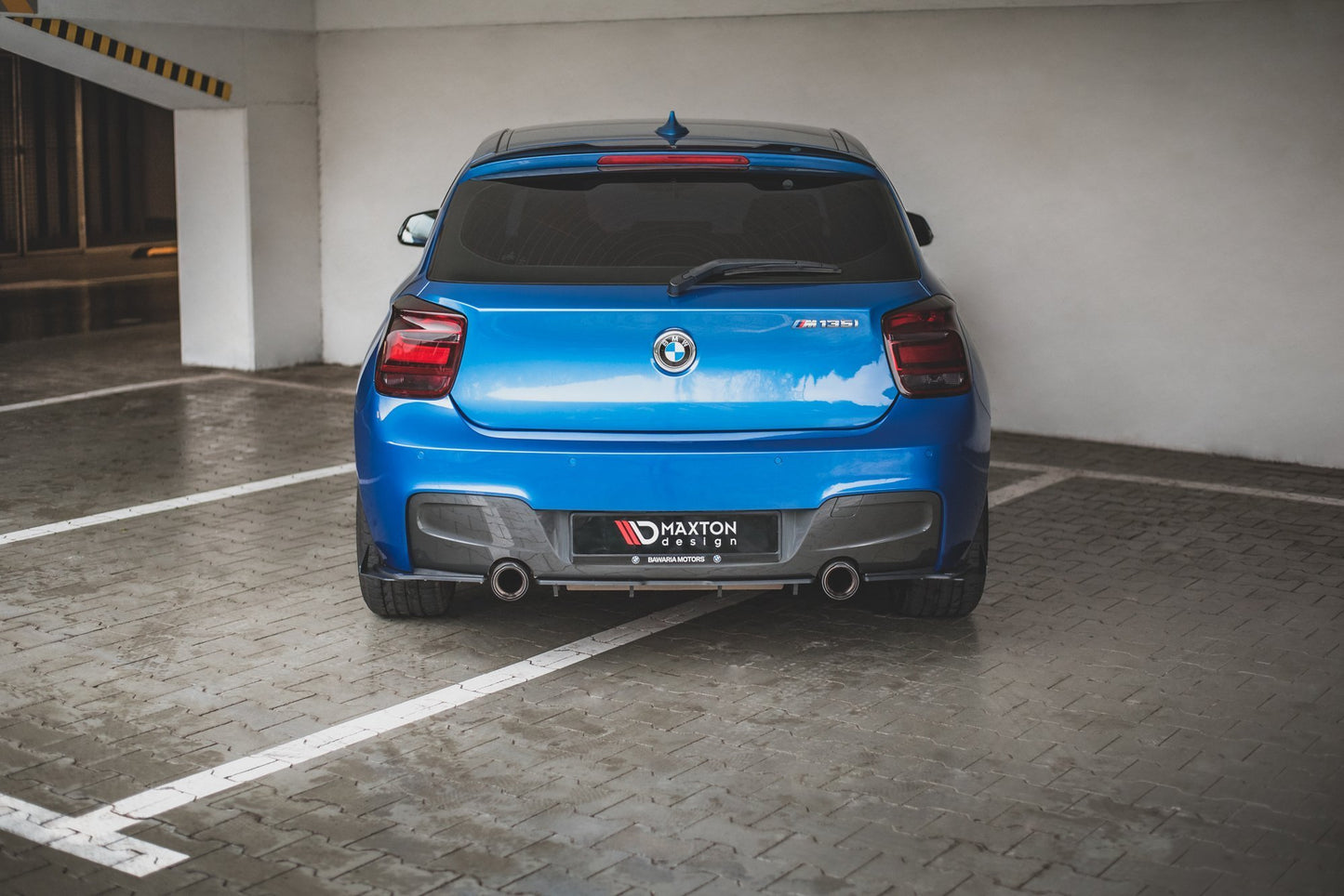 Maxton Robuste Racing Heckschürze für BMW M135i F20