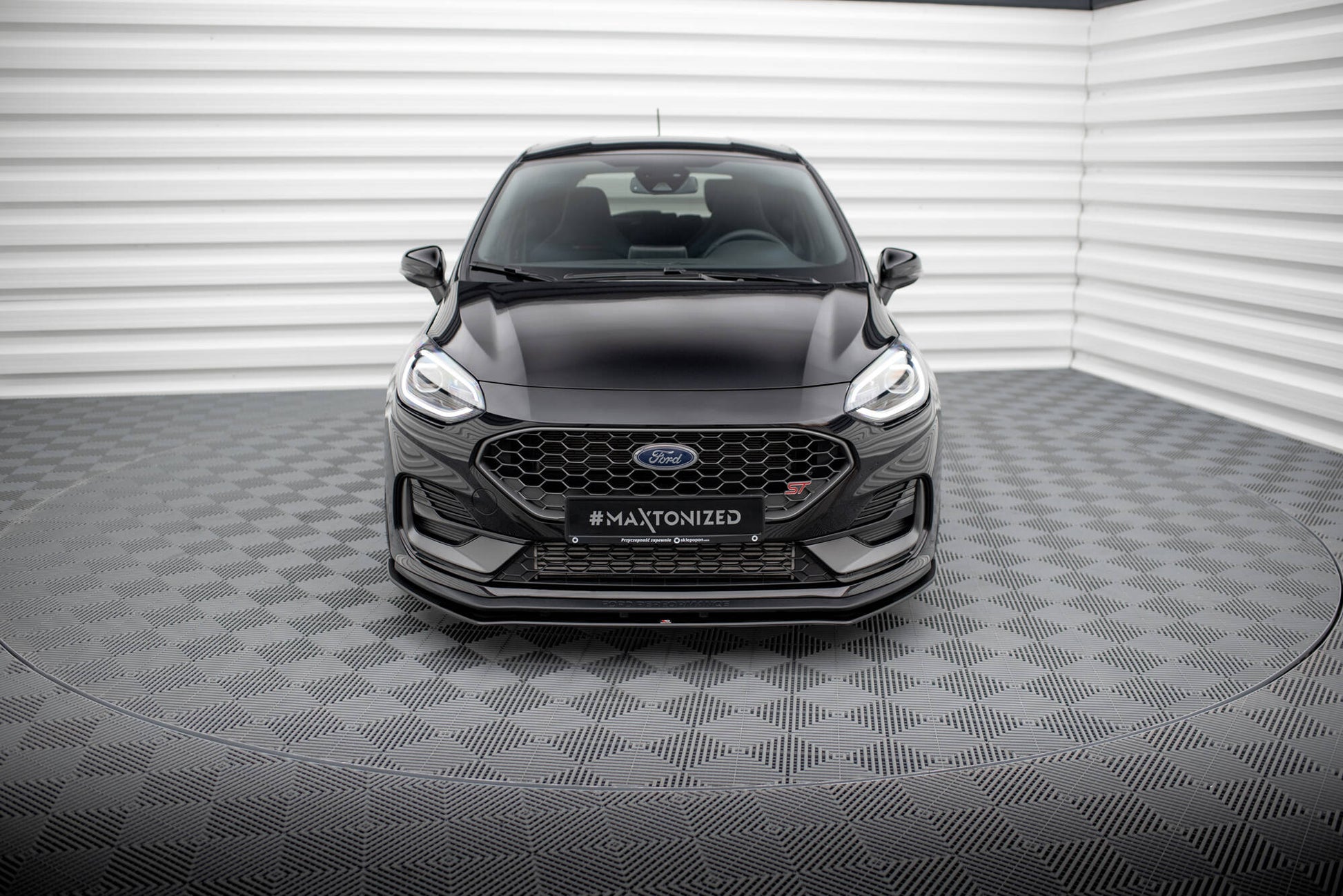 Maxton Street Pro Front Ansatz für für Ford Fiesta ST Mk8 Facelift