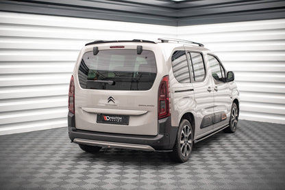 Maxton Spoiler CAP für Citroen Berlingo Mk3 schwarz Hochglanz