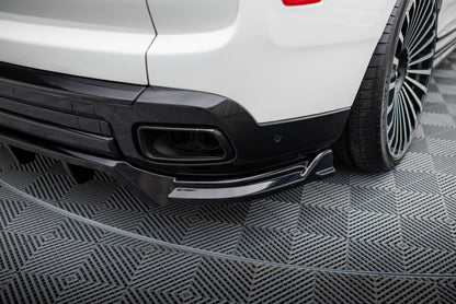 Maxton Mittlerer Diffusor Heck Ansatz DTM Look für Rolls Royce Cullinan schwarz Hochglanz