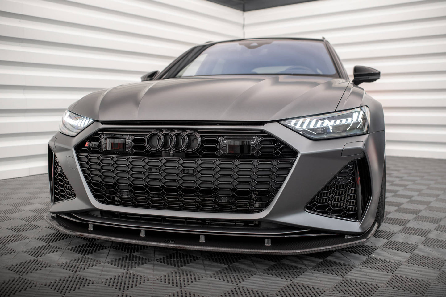 Maxton Carbon Fiber Front Ansatz für Audi RS6 C8 / RS7 C8