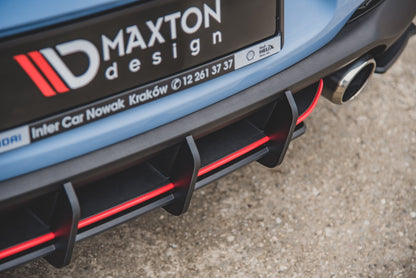 Maxton Robuste Racing Heckschürze V.1 für Hyundai I30 N Mk3 Hatchback
