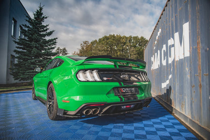 Maxton Heck Ansatz Flaps Diffusor V.1 +Flaps für Ford Mustang GT Mk6 Facelift