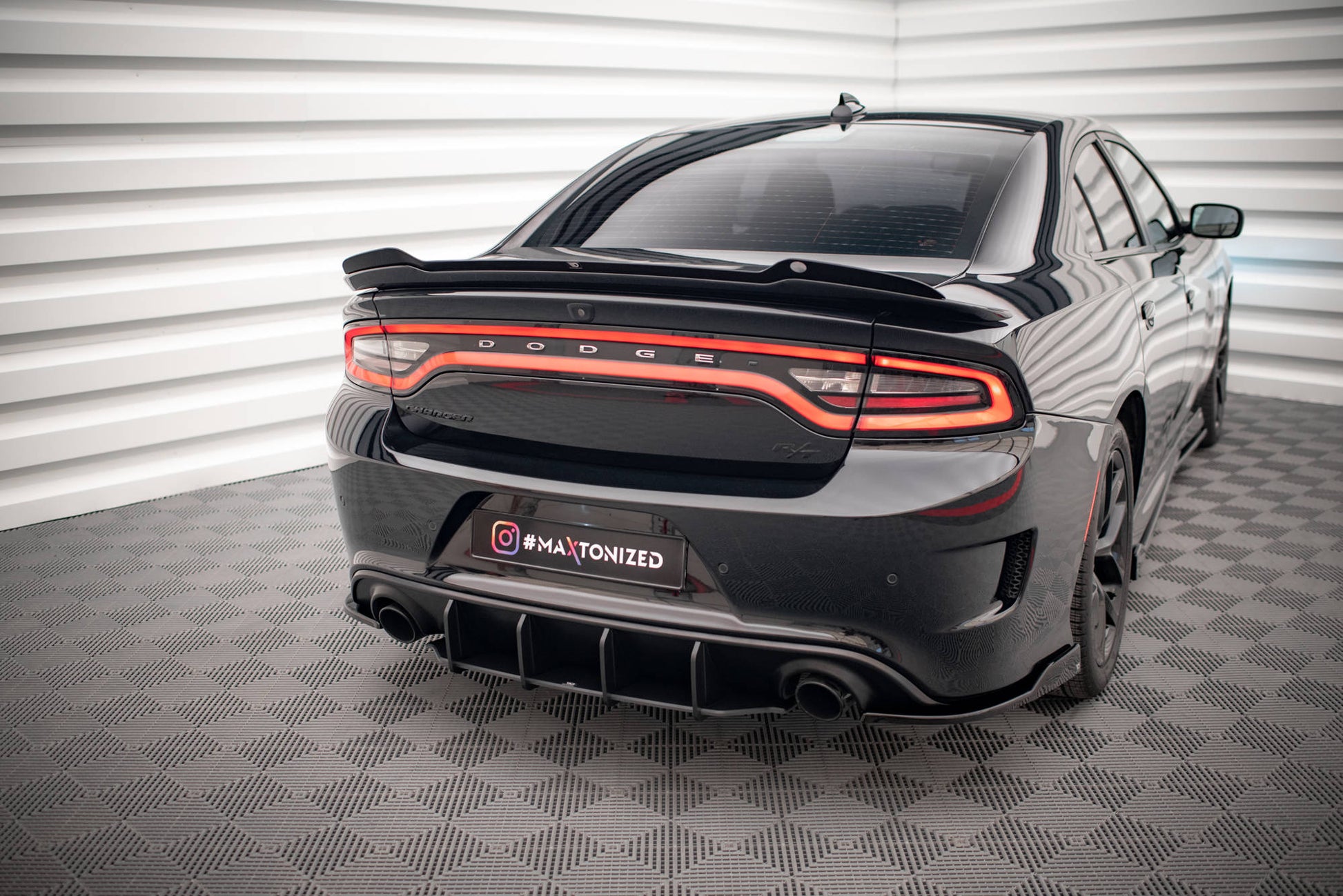 Maxton Street Pro Heckschürze für Dodge Charger SRT Mk7 Facelift