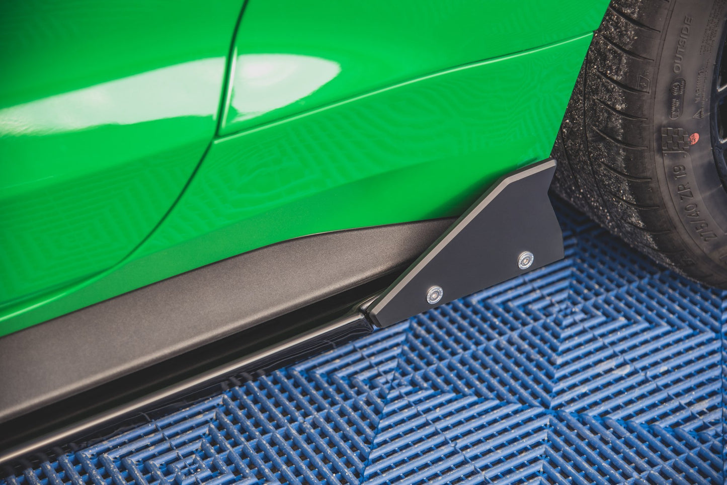 Maxton Seitenschweller Ansatz für + Flaps  Ford Mustang GT Mk6 Facelift