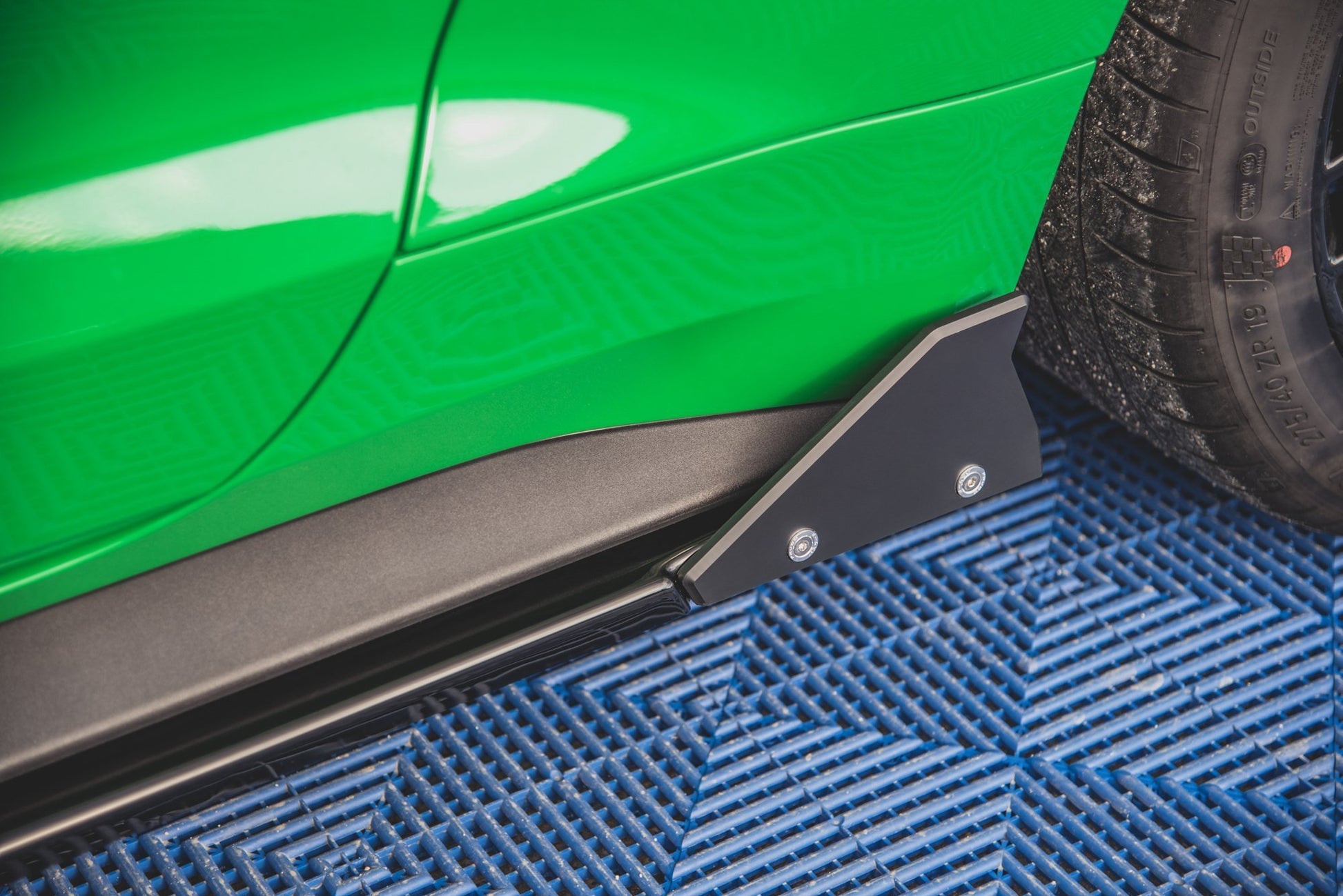 Maxton Seitenschweller Ansatz für + Flaps  Ford Mustang GT Mk6 Facelift