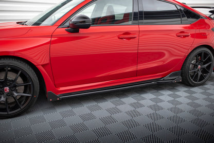 Maxton Seitenschweller Ansatz für V.1 für + Flaps Honda Civic Type-R Mk 11