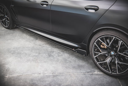 Maxton Seitenschweller Ansatz für V.1 für + Flaps BMW M8 Gran Coupe F93 / 8 Gran Coupe M-Paket G16