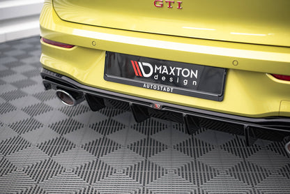 Maxton Diffusor Heck Ansatz für Volkswagen Golf 8 GTI Clubsport