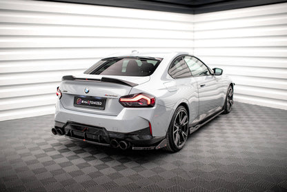Maxton Heck Ansatz Flaps Diffusor V.2 +Flaps für BMW 2 Coupe M240i G42