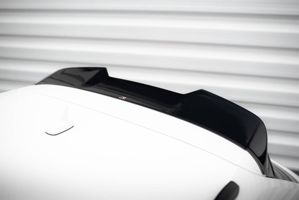 Maxton Spoiler CAP für 3D Audi S3 / A3 S-Line Sportback / Hatchack 8V schwarz Hochglanz